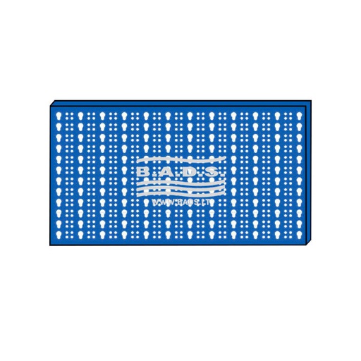 [010001065] Wall-mounted tool hanging panel Profi1500x850mm.