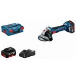[06019H9005] Cordless angle grinder Bosch GWS 18V-7 Professional; 18 V; 2x4.0 Ah battery.