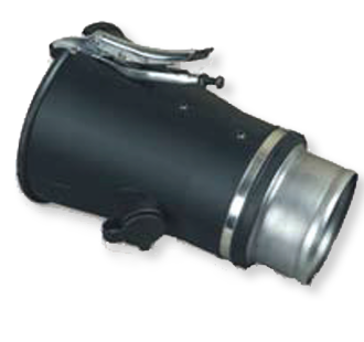 [BNPG-150/200] Antgalis su gnybtu duju 150mm dujų ištraukimo žarnai BNPG-150/200 CORAL AUTOTIVE EQUIPMENT