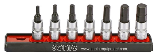 [100702] Galvutės 1/4 su šešiakampių Antgaliss rinkinys (7vnt.) (100702, SONIC)