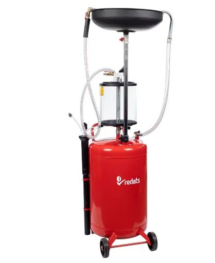 [19-00-24] Waste oil collection container 70L with suction set REDATS