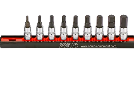 [100904] Galvutės 1/4 su šešiakampių Antgaliss rinkinys (9vnt.) 