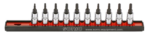 [101004] Sonic Bit Socket Set 1/4" TX 10-Piece (101004, SONIC)