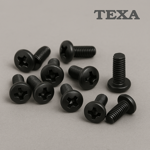[4176063008] [4176063008] Zinc-plated screw tc-tx din7985 4.8 3x8 black cr3 sealed, 4176063008, TEXA