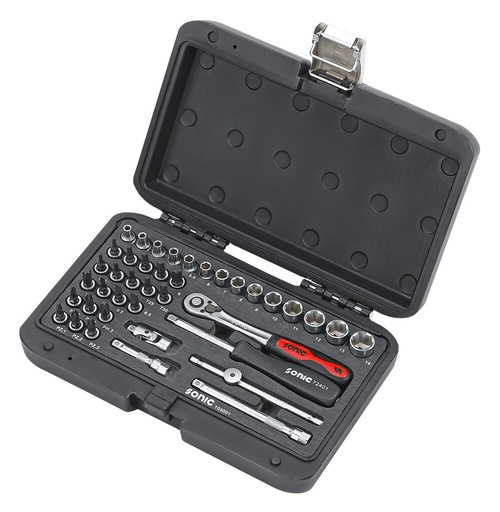 [104001] Galvučių 1/4 komplektas lagamine 40 vnt SONIC EQUIPMENT (104001, SONIC)
