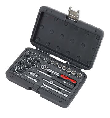 [104001] Galvučių 1/4 komplektas lagamine 40 vnt SONIC EQUIPMENT [104001]