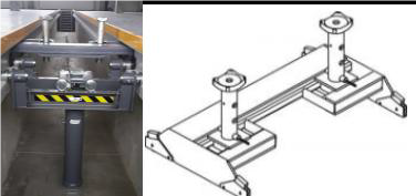 [108556] Atraminė laikymo sistema su ratukais GSB, 108556, BLITZ 108556