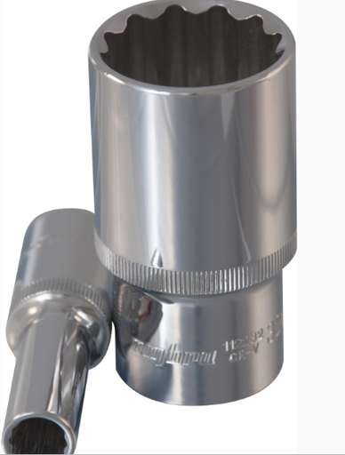 [112215] Galvutė ilga dvylikakampė 1/2 DR 15mm, 112215, Ombra