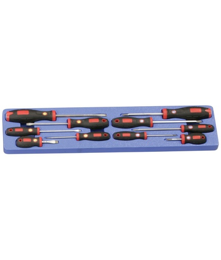 [TS-5010] Slotted & Philips Screwdriver Set, 10 pcs., TS-5010, GENIUS