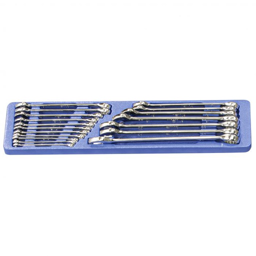 [TS-7418] Combination wrench set, 18 pcs., TS-7418, GENIUS