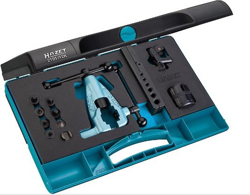 [2191/12K] HAZET Tube flaring tool set 2191/12K - 12-pieces
