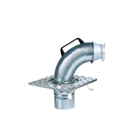 [FL-75-100-BAS] Dujų išmetimo sistemos grindyse matuojama konstrukcija su dangteliu, FL-75-100-BAS CORAL