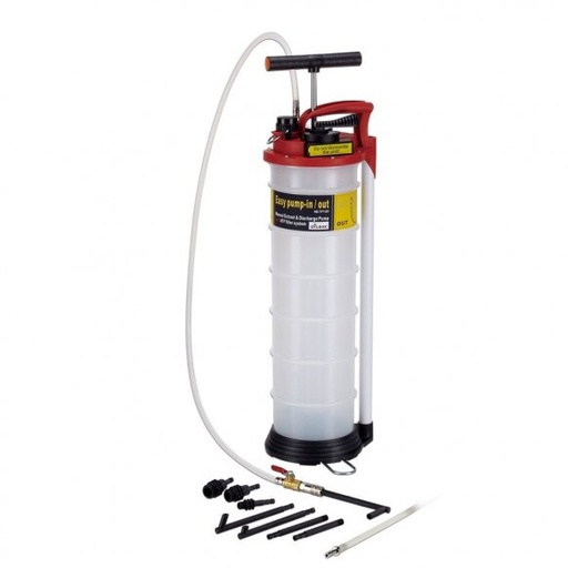 [HDTF1101] PAVARŲ DĖŽĖS TEPALO KEITIMO BAKAS 6L SU ATF ADAPTERIŲ RINKINIU