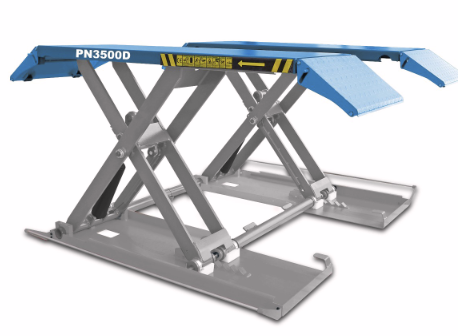 [PN3500D] Mobilus žirklinis žemo profilio keltuvas 3,5t,  230V,  1000mm., PN3500D NORTEC PRO