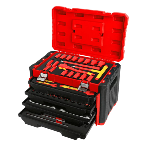 [05.090.100] Tool chest with 5 drawers and 57 pcs VDE tools (05.090.100, MARCO TOOLS)