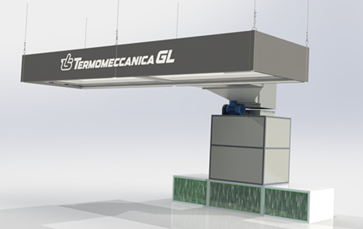 [NR 2,00 PREP STATION 111 7 x 3 x 3 m] Ištraukimo sistema kėbulų paruošimo darbo vietai Termomeccanica PREP STATION 111 7 x 3 x 3 m