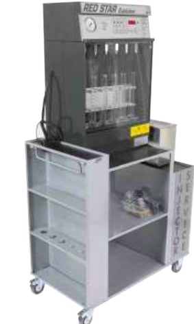 [02.007.09] [02.007.09] 02.007.09 Benzininių ir LPG purkštukų tikrinimo ir plovimo stendas RED STAR PROFI SPIN