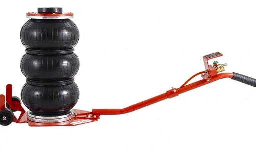 [T08103] DOMKRATAS 3T PNEUMATINIS SU 3 ORO PAGALVĖMIS