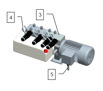[T2000617169] Važiuoklės patikros stendo skirstytuvo komplektas, JPD2304 FA, John Bean