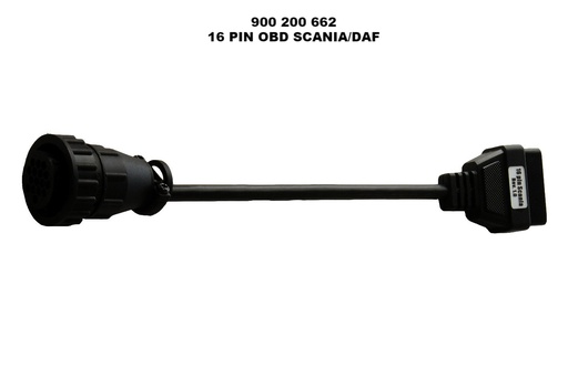 [W074062662CH] Kabelis 16pin Scania/DAF Truck OBD