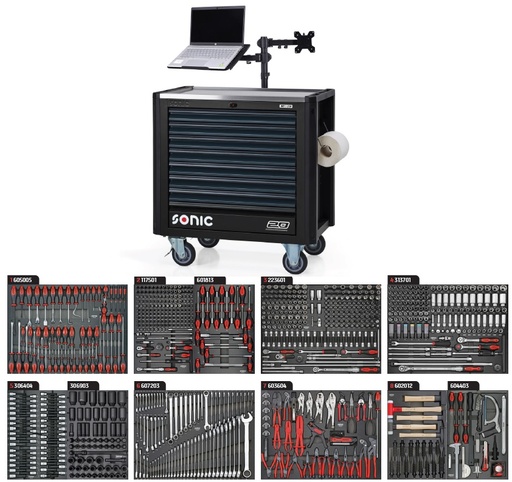 [792188] Filled toolbox NEXT S12XD toolbox 20 year 921-pcs., 792188, SONIC [792188]