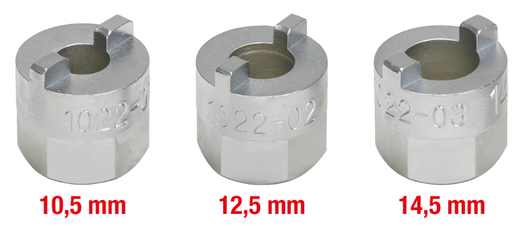 [150.9410] Special socket set for shock absorbers, 3 pcs (150.9410, KS TOOLS)