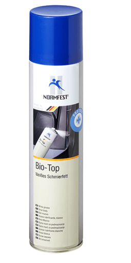 [2894-446] BIO-TOP white adhesive grease spray 400 ml (2894-446, NORMFEST)