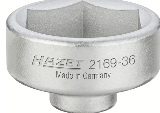 [2169-36] HAZET alyvos filtro raktas - 3/8" (10 mm) kvadratas, tuščiaviduris (2169-36, HAZET)