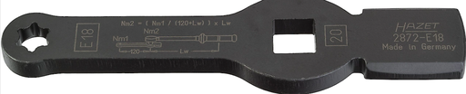 [2872-E18] HAZET Box-end wrench - with 2 striking faces 2872-E18