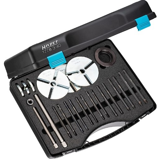 [1778-3/40] HAZET Ball bearing extractor set 1778-3/40 - 40-pieces