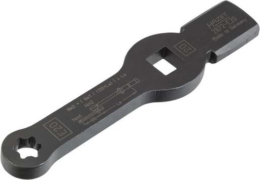 [2872-E20] HAZET Box-end wrench - with 2 striking faces 2872-E20