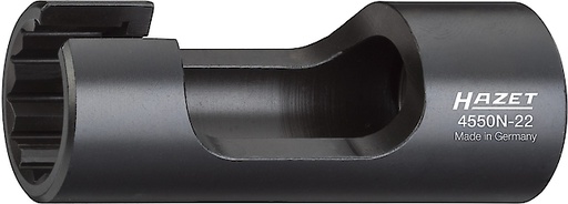 [4550N-22] HAZET Injection line spanner 4550N-22 - 1/2 inch (12.5 mm) square, hollow
