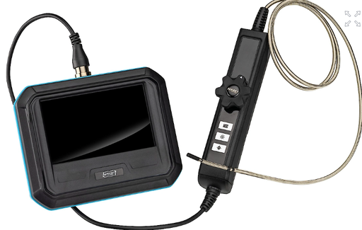 [4812-23/5AF] HAZET HD touchscreen borescope set with swivelling probe 180°, ⌀ 3.9 mm 4812-23/5AF - 5-pieces
