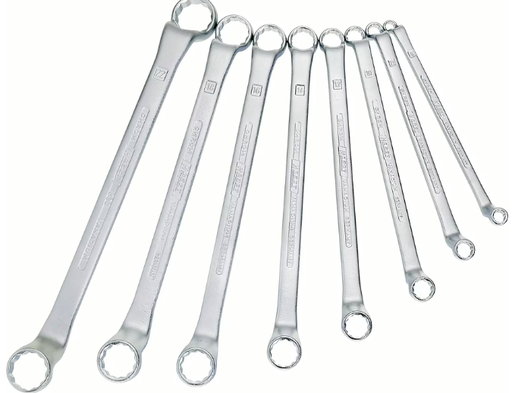 [630/8] HAZET Double box-end wrench set 630/8 - Outside 12-point traction profile