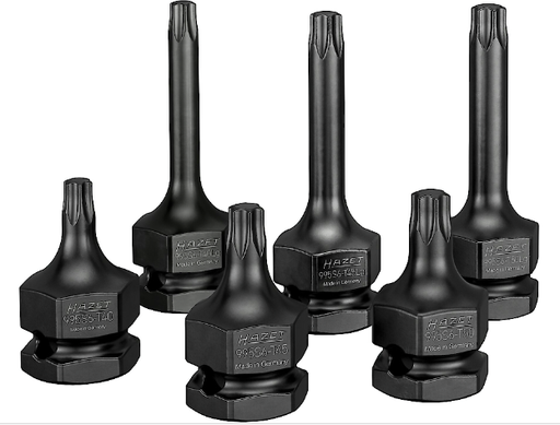[995S6/6] Smūginių TORX antgalių rinkinys 1/2 995S6/6 HAZET