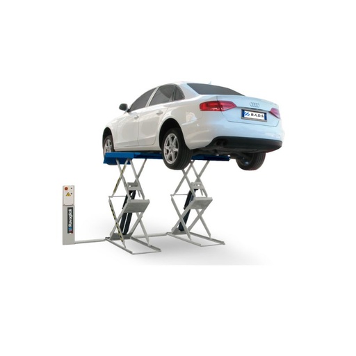 [RAV.518TX.195869] Double electro-hydraulic scissor lift, above ground installation 3T, RAV518T, RAV.518TX.195869, RAVAGLIOLI