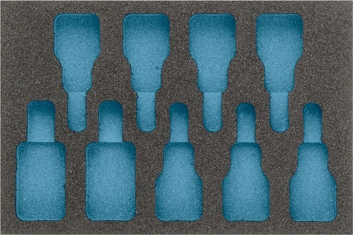 [163-271L] 2-component soft foam insert - L x W: 172 mm x 114 mm (163-271L, HAZET)