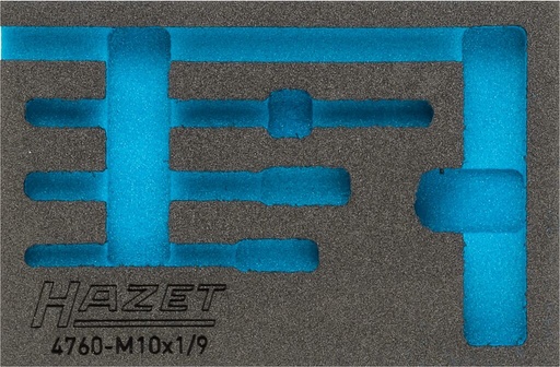 [163-323L] 2-component soft foam insert - L x W: 172 mm x 114 mm (163-323L, HAZET)