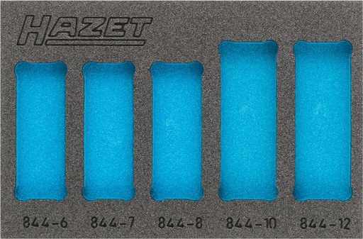 [163-347L] 2-component soft foam insert - L x W: 172 mm x 114 mm (163-347L, HAZET)