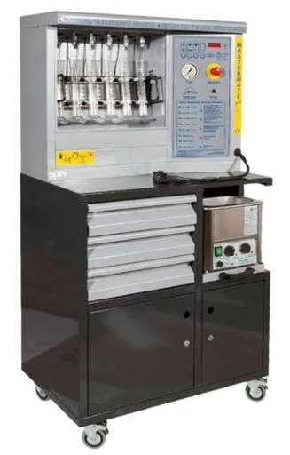 [02.006.04] Benzininių purkštukų patikros ir plovimo stendas SPIN Mastermate PROFI 02.006.04