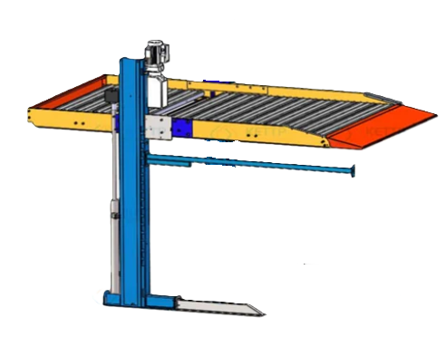 [2T 2300 B] Dviejų kolonų automobilių parkavimo keltuvas 2,3T Platformos plotis 2300 (B) 