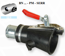 [BN-100/200-PMSER] Antgalis 100mm žarnai su sklende CORAL AUTOMOTIVE EQUIPMENT BN-100/200-PMSER 