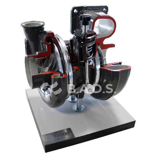 [AETTC] Truck Turbo charger cutaway model AETTC