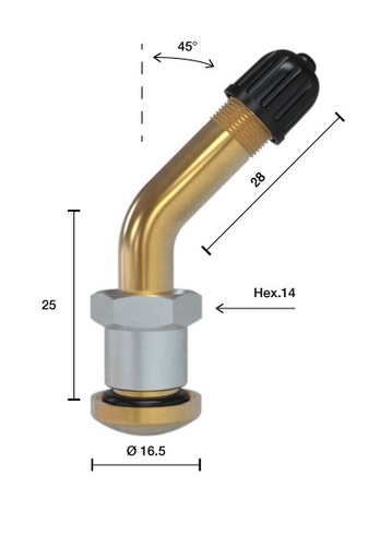 [WO5626898] Ventilis ø 9,7-58-45°  58MS/9.7