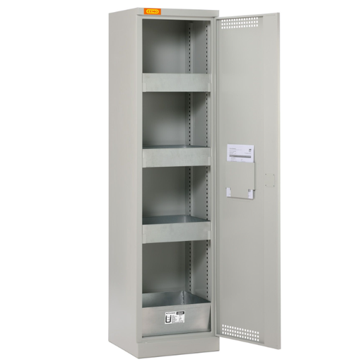 [11001] Uždara, plovimo chemijos ir priedų saugojimo spinta "Environmental/HazMat cabinet" CEMO GmbH 11001