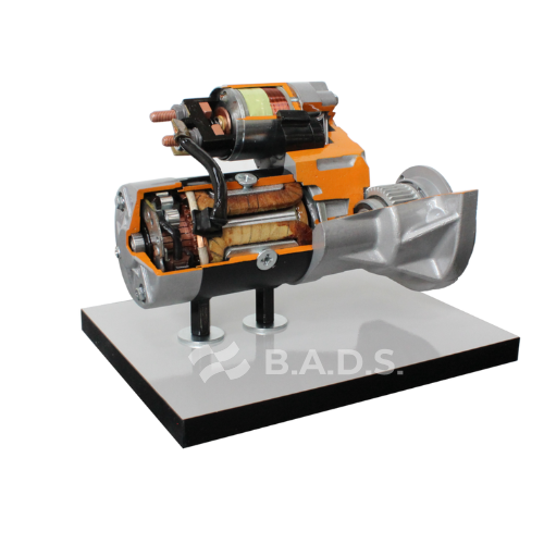 [AE410071M] Starter motor with reduction gears cutaway Educational Trainer AE410071M