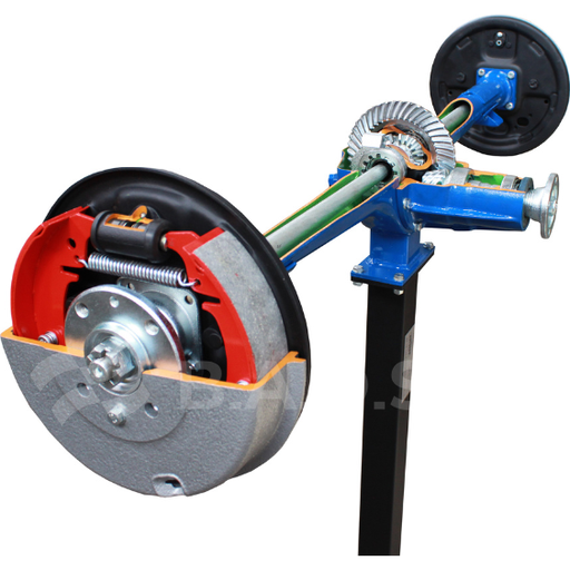 [AE411200M] Rear-axle with differential (on stand with wheels) – manual Educational Trainer AE411200M