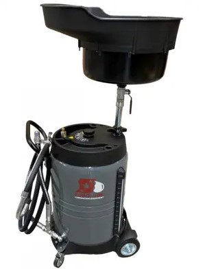 [318-89] Atidirbto tepalo surinkimo indas su 4 m žarna, EUROLUBE 318-89