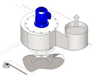[DF-250 S] Garų ištraukiklis Teijo DF-250S tinkantis Teijo C serijos detalių plovyklomis