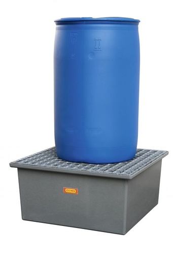 [10387_CEMO] Apsauginė vonelė pavojingų skysčių 200L statinei, 10387, CEMO